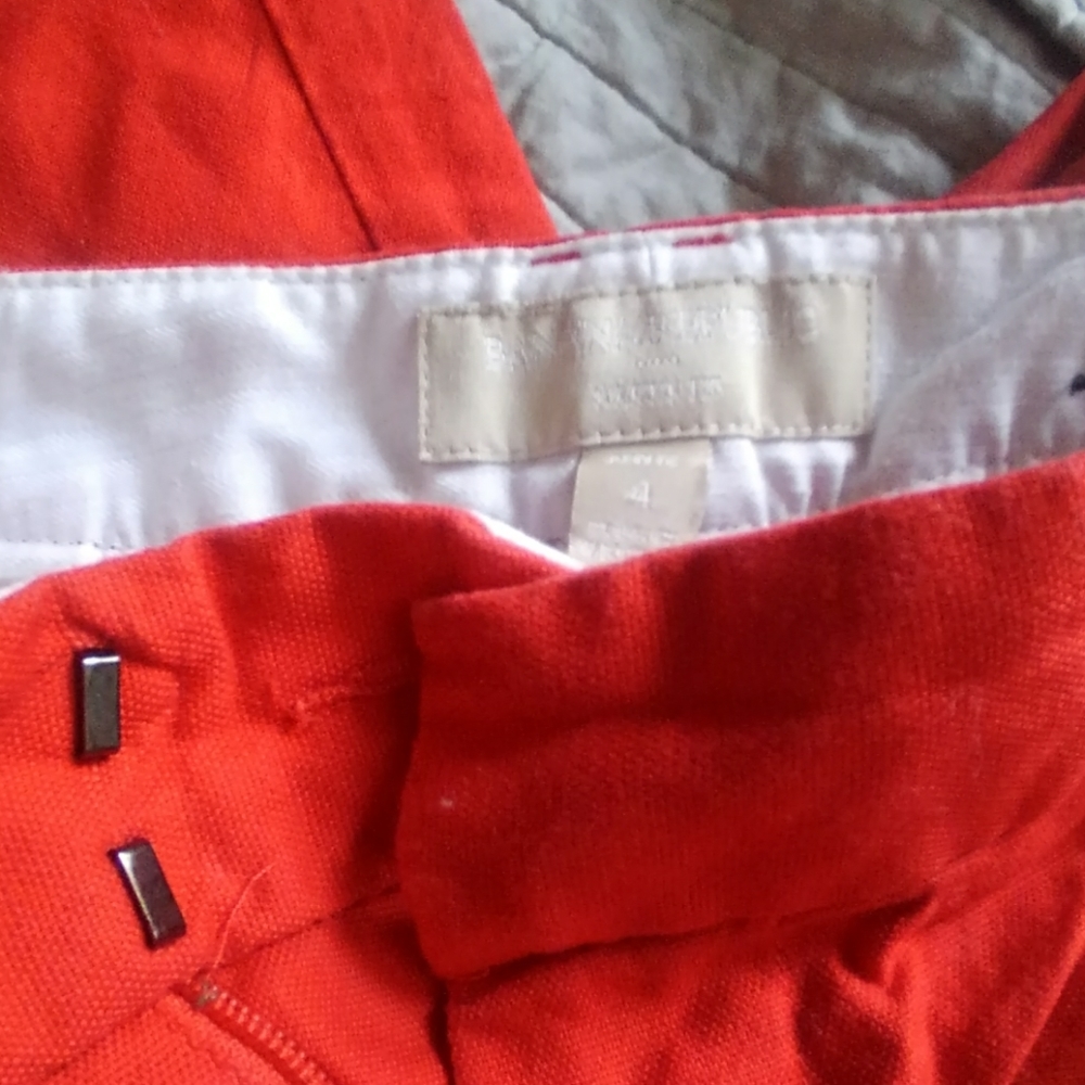 Banana Republic Size 4 Poppy Red
